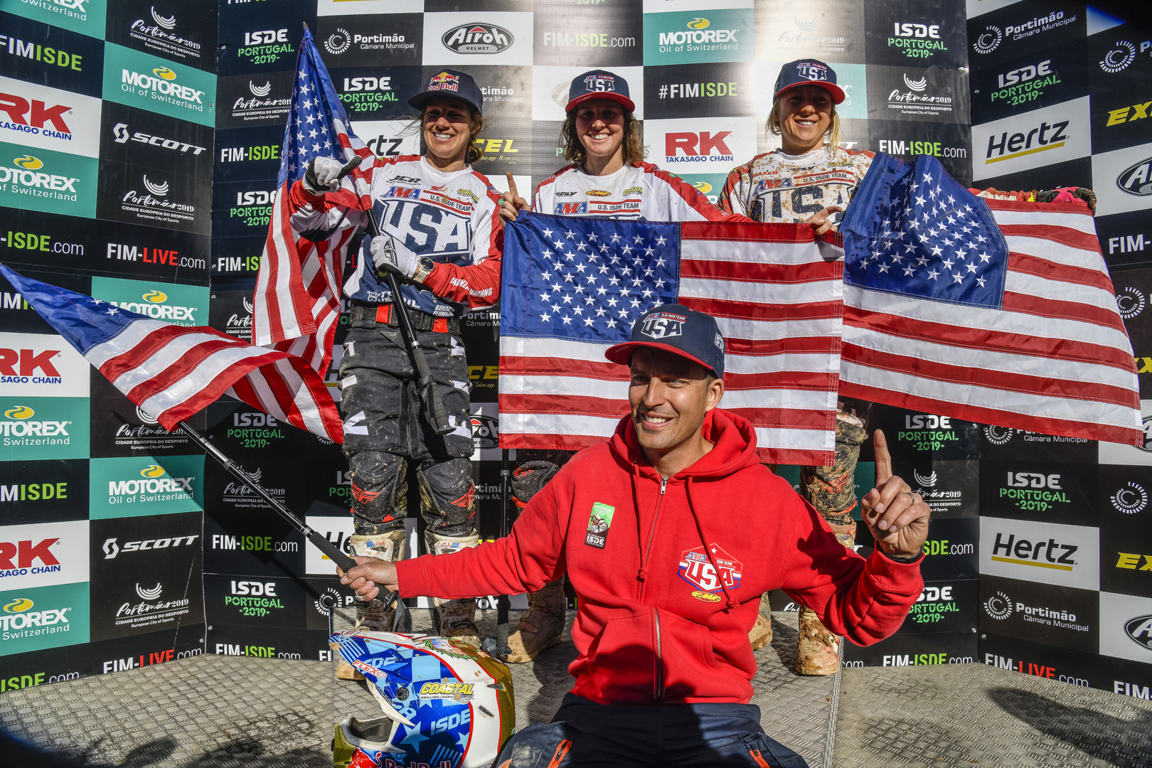 Podium – FIM ISDE 2019 Portimão